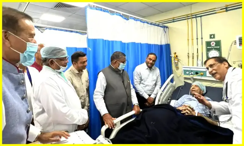 Governor Kataria Visits Ailing BJP Leader Chordia in Udaipur