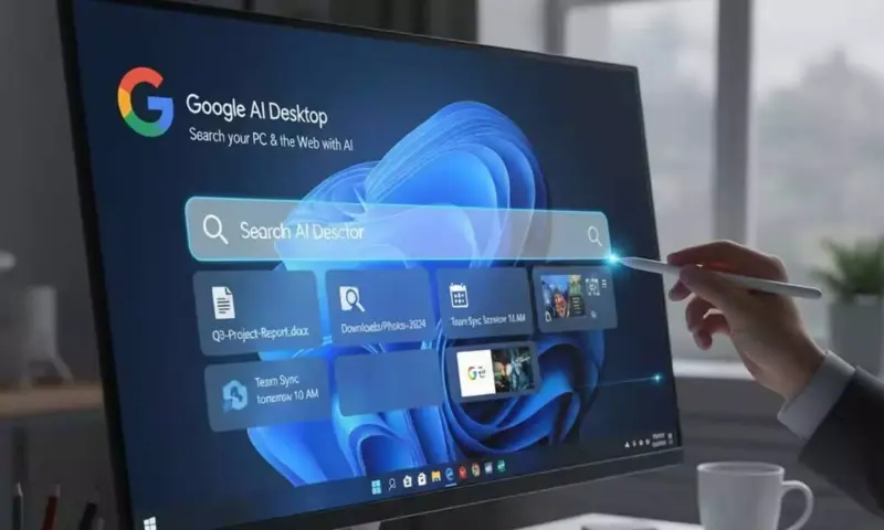 Google Brings AI-Powered Desktop Search App to Windows PCs