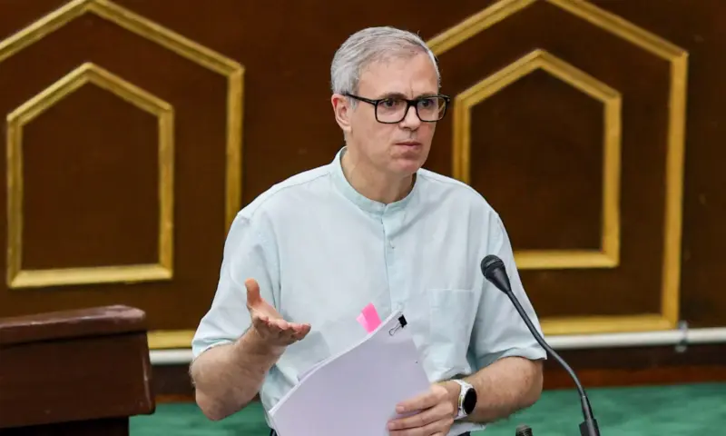 Omar Abdullah Slams Centre Over Delay In Restoring J&K Statehood