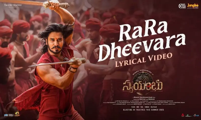 Ra Ra Dheevara Storms Playlists, Boosts Nikhil's Swayambhu Hype