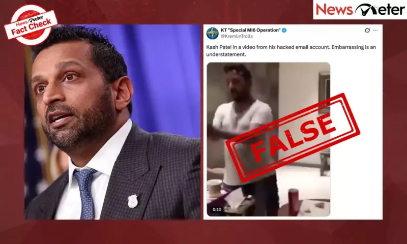 Fact Check: Kash Patel dance video in leaked emails? No, here are the facts