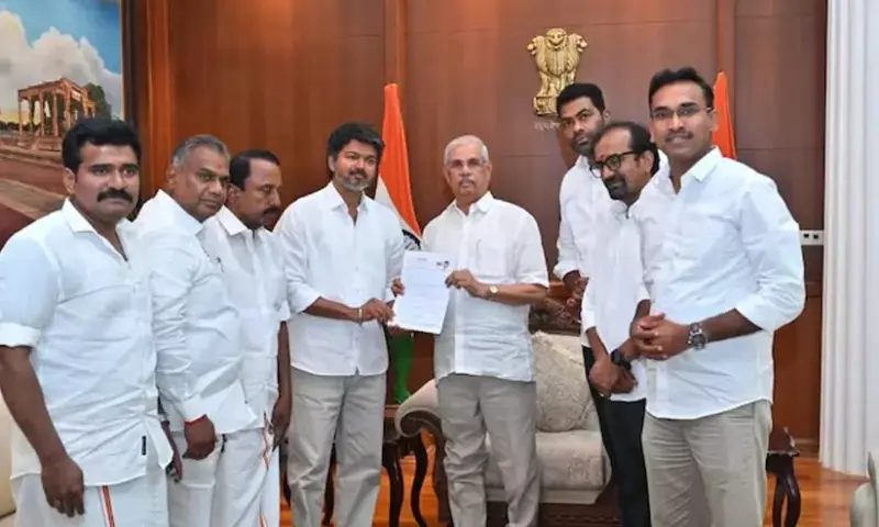 സര്‍ക്കാര്‍ രൂപീകരിക്കാനുള്ള വിജയിയുടെ നീക്കത്തിന് തിരിച്ചടി
