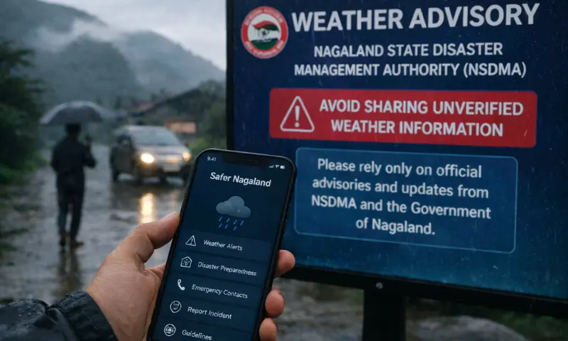 Nagaland: NSDMA warns against unverified weather advisories, flags misleading map