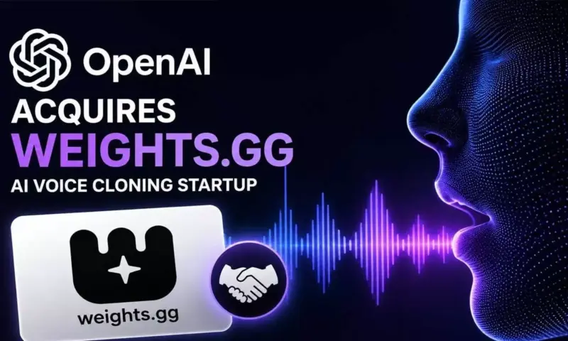 OpenAI Quietly Acquires AI Voice Startup Weights.gg