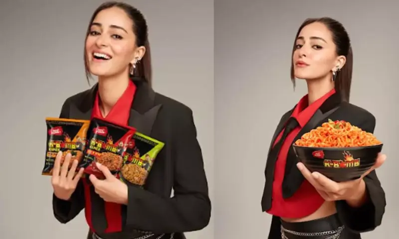 Too Yumm! Signs Ananya Panday as the Face of K-Bomb, Launches QR-Led Noodle Campaign That's Stirring Buzz