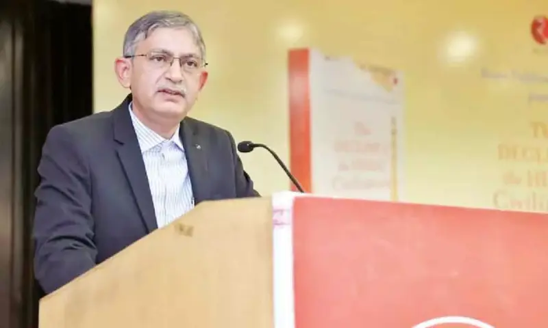 Hindu civilisation declined due to political subjugation