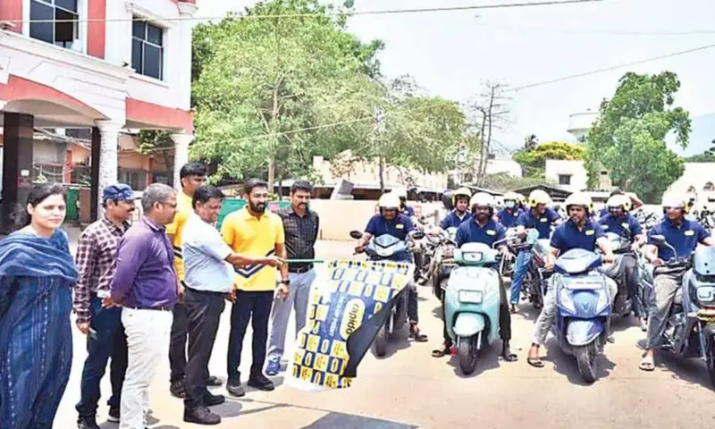 Bike-taxi aggregator pickup point launched at railway station