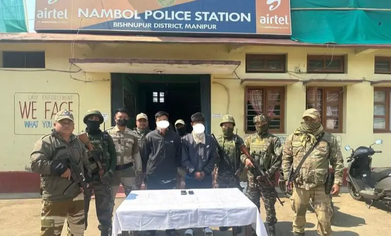 Manipur: 2 KCP cadres arrested in Bishnupur for extortion activities