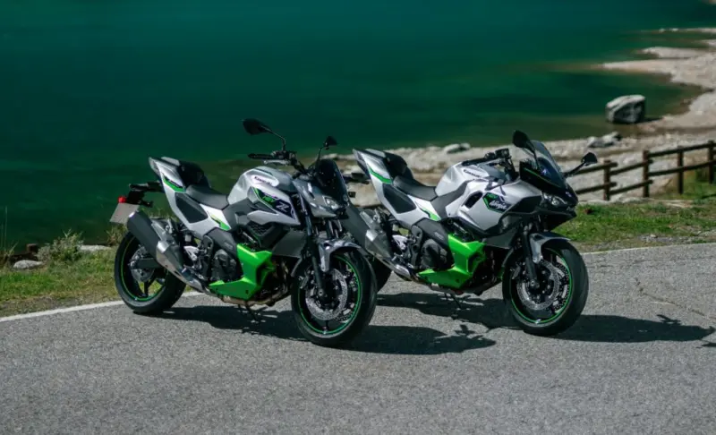 Significant upgrades for Kawasaki Ninja 7 Hybrid and Z7 Hybrid