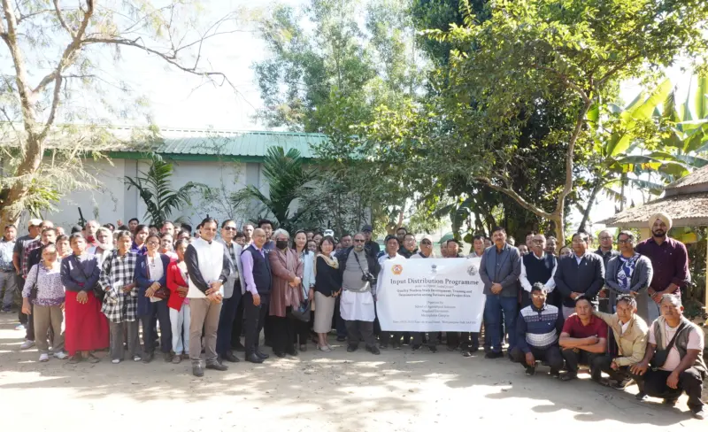 Nagaland University distributes bee colonies to farmers