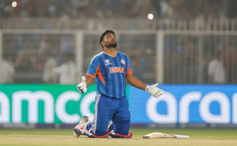 WATCH: Sanju Samson's father breakdown in tears after son's heroic knock vs West Indies in T20 World Cup
