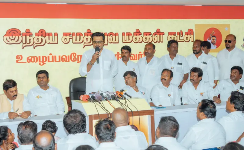 சமத்துவ மக்கள் கட்சியை பாஜகவுடன் இணைத்தது ஏன்? - சரத்குமார் பேட்டி!