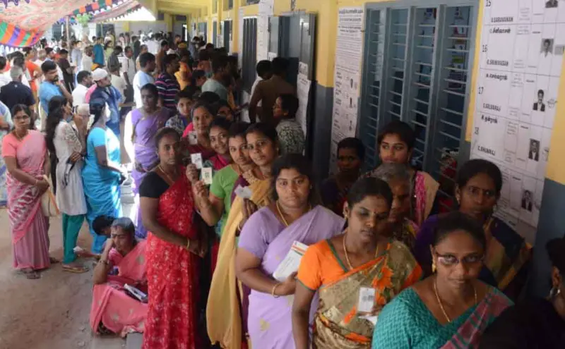 தமிழ்நாடு - மக்களவை தேர்தல் : மதியம் 1 மணி நிலவரம்!