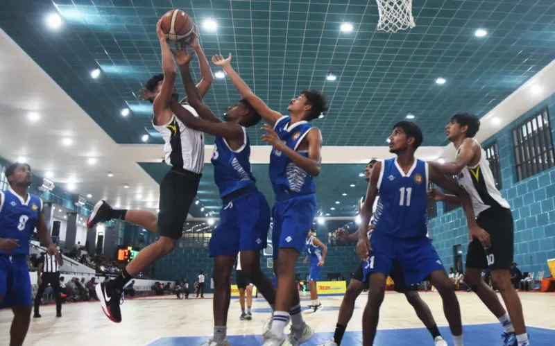 800 players from across country vie for top honours at Junior National Basketball Championship