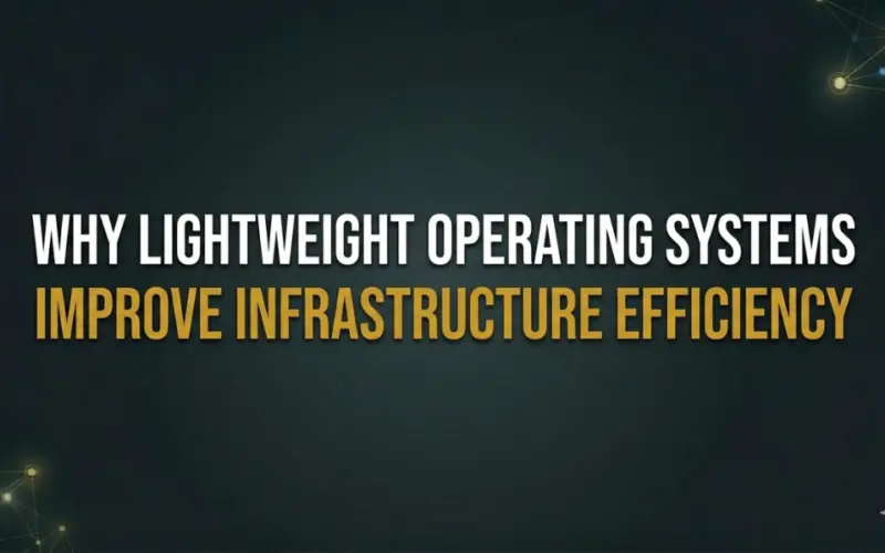 Why Lightweight Operating Systems Improve Infrastructure Efficiency