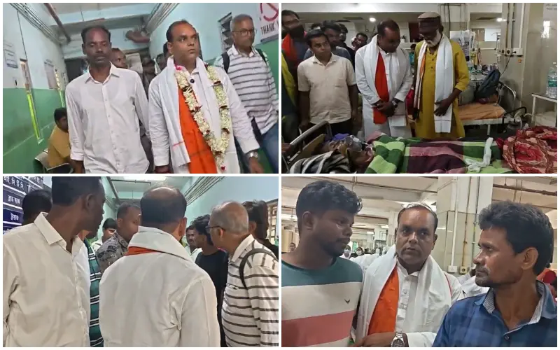 ঝাড়গ্রাম হাসপাতাল পরিদর্শনে বিধায়ক লক্ষীকান্ত সাউ, পরিষেবা উন্নয়নে দিলেন জোর
