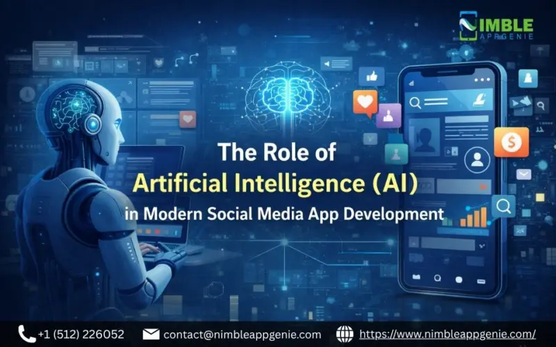 Role of Artificial Intelligence in Social Media App Development