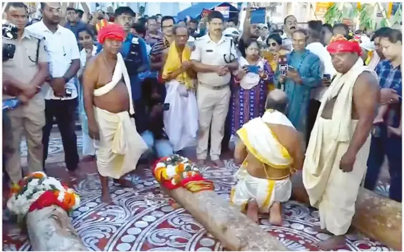 Chariot-making begins for Rath Yatra