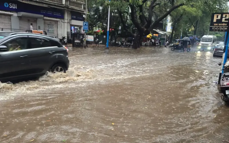 Karvenagar Flooded Again: Incomplete Drain Work Under Scrutiny After Heavy Rains