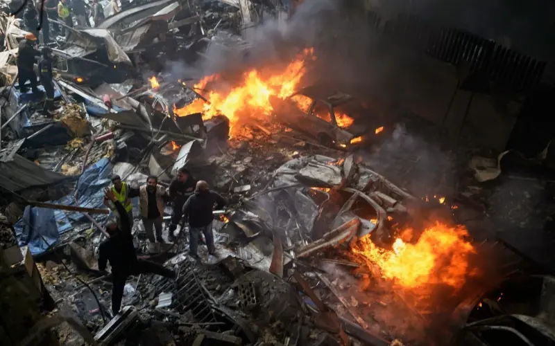 లెబనాన్ పై విధ్వంసం సృష్టించిన ఇజ్రాయెల్