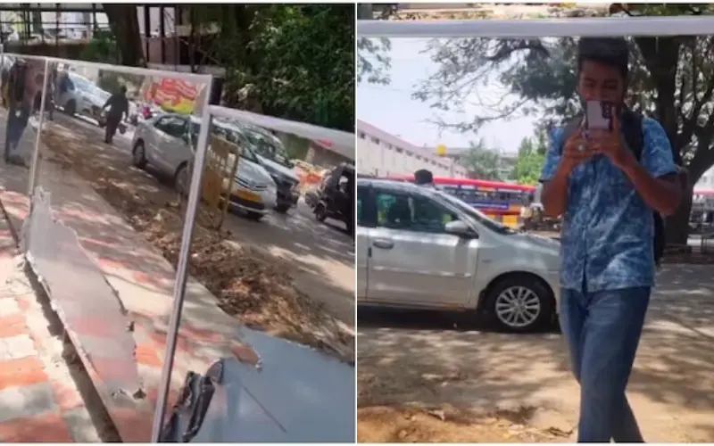 প্রকাশ্য স্থানে মূত্রত্যাগ রুখতে প্রশাসনের অভিনব উদ্যোগ ভাইরাল