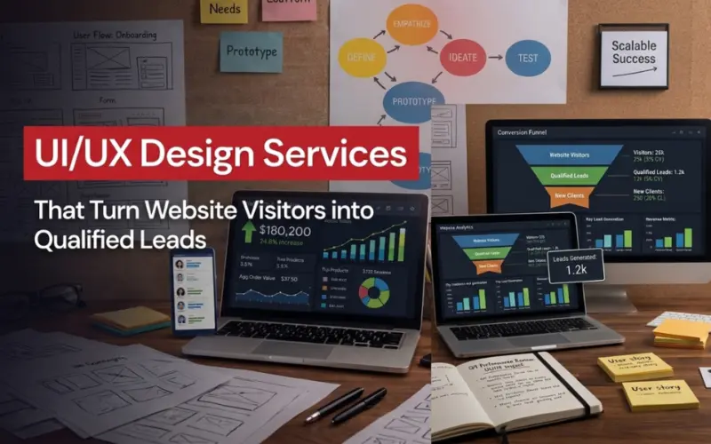 UI/UX Design Services That Turn Website Visitors into Qualified Leads