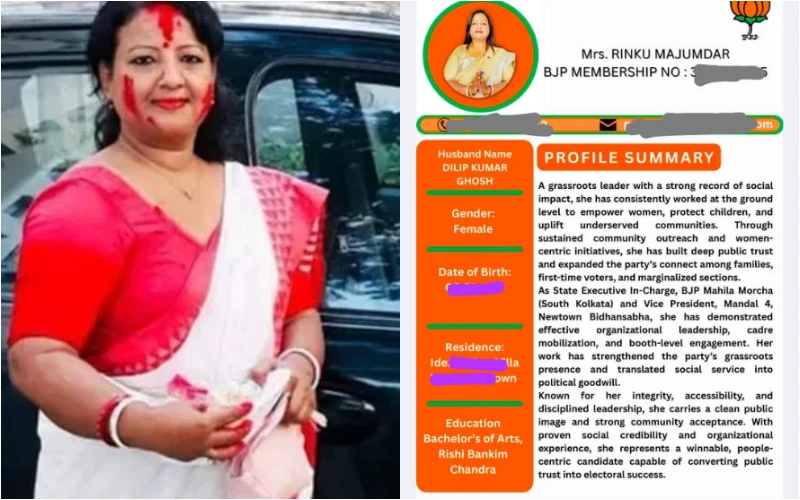 বিজেপির প্রার্থী হতে চেয়ে আবেদন দিলীপ-পত্নী রিঙ্কুর: নজরে তিন কেন্দ্র