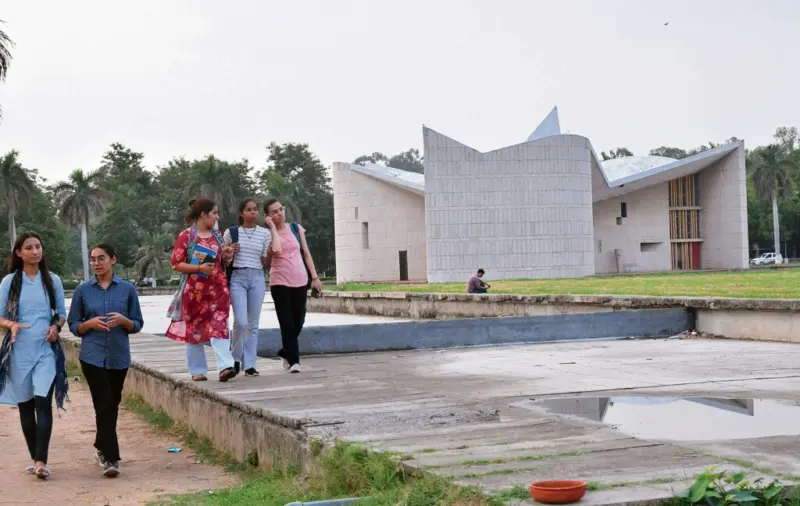 Placement drive at Panjab University, Chandigarh