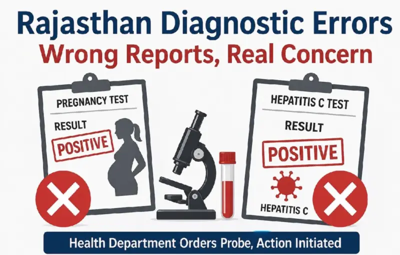Pregnancy Error to Hepatitis Panic: Diagnostic Failures Exposed ,Rajasthan Lab Blunders Shock Patients