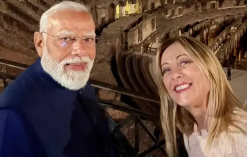 #मेलोडी.मोदी आणि मेलोनींच्या फोटोंची इंटरनेटवर चर्चा