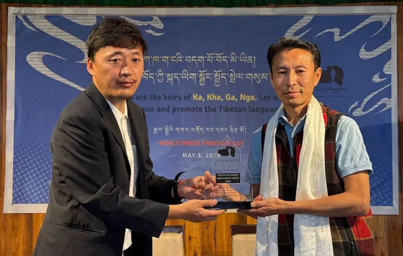 Tibetan journalists in exile renew call to protect language on World Press Freedom Day