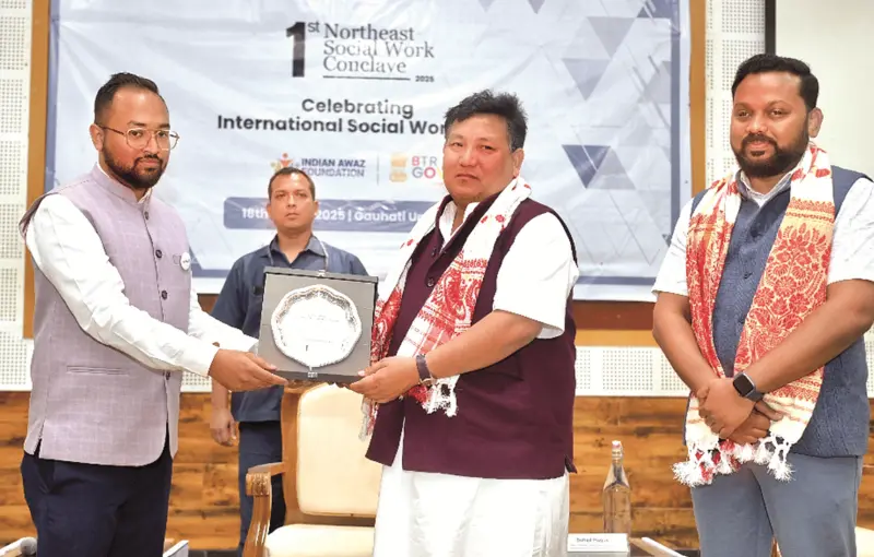 1st Northeast Social Work Conclave 2025 held at Gauhati University