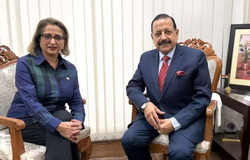 President-elect 'International Diabetes Federation' meets Dr Jitendra, discusses indigenous biosimilar Insulin production