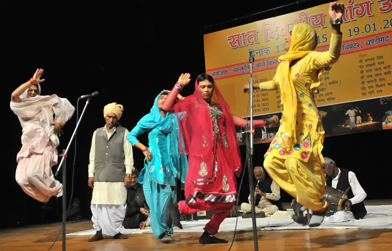 Through wit & song, Haryanvi saang takes on social evils