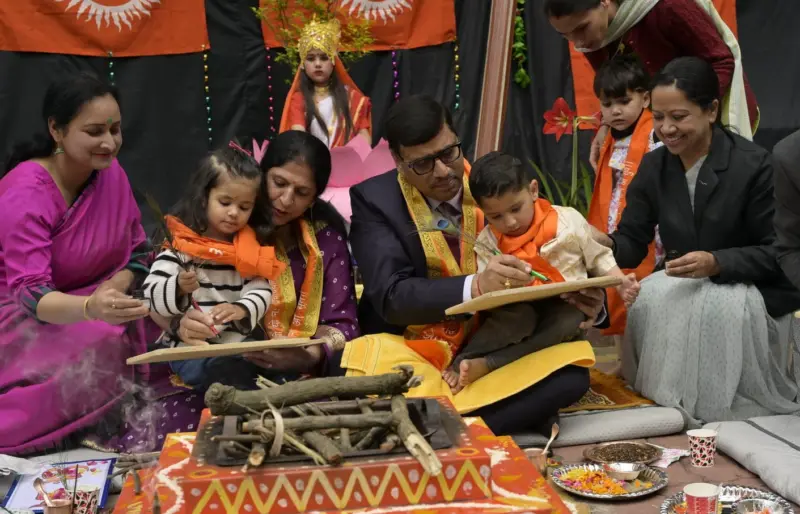 Vidyarambh Sanskar marks auspicious beginning for tiny tots
