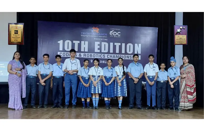 Jammu Sanskriti School shines at Techradiance C'ship