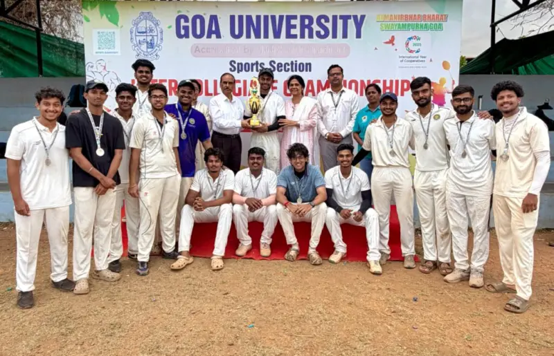 Don Bosco College Panaji Clinches Goa University Inter-Collegiate Cricket Title