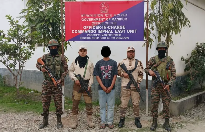Three Arrested in Manipur Crackdown; Explosives Seized