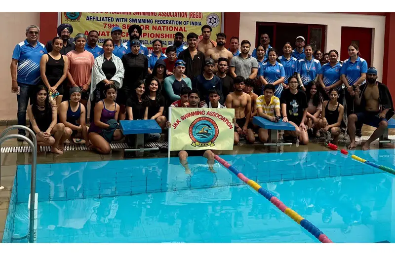 J&K Swimming Association conducts Sr National selection trials