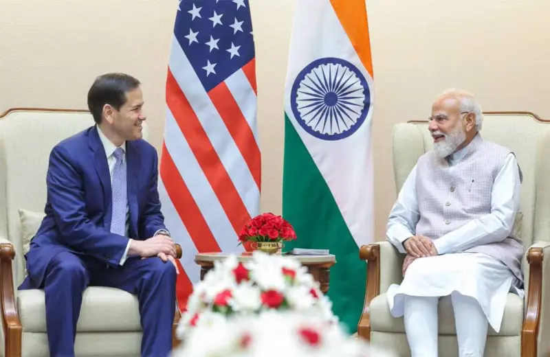 PM મોદી અને માર્કો રુબિયો વચ્ચે વૈશ્વિક સુરક્ષા-વેપાર પર મહામંથન