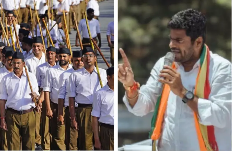 ஆர்.எஸ்.எஸ்.சுக்கே சவால் விட்ட அண்ணாமலை: கோவையில் நடப்பது என்ன?