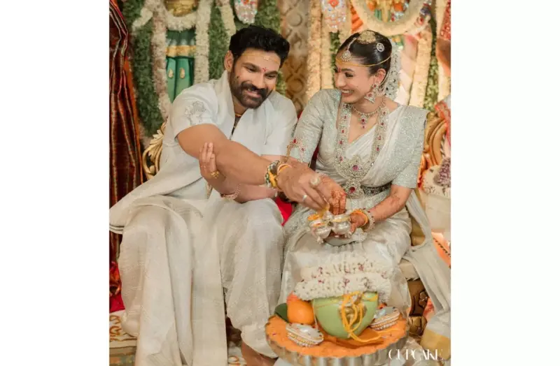 Bellamkonda Sai Sreenivas weds Kavya in a grand, traditional ceremony at Tirumala