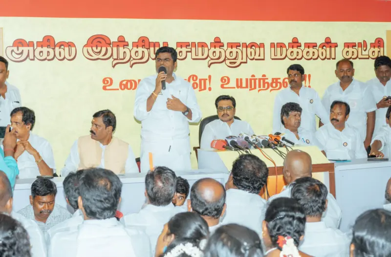 "சரத்குமாரை அடைத்து வைக்க விரும்பவில்லை" : அண்ணாமலை