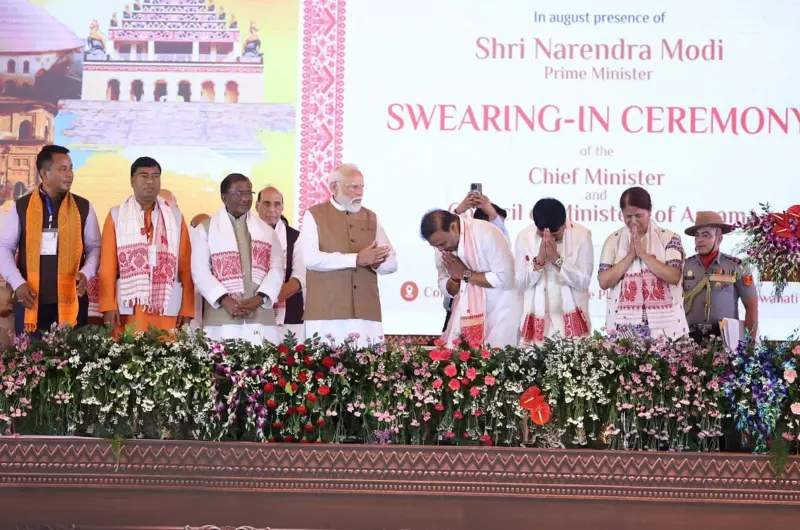 Atul Bora and Ajanta Neog pledge to materialize CM's vision of prosperous Assam