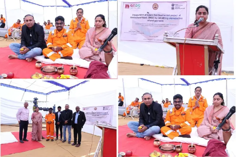 ONGC Inaugurates India's First Geothermal Project at Ankleshwar, Turning Old Oil Wells into Clean Energy Sources