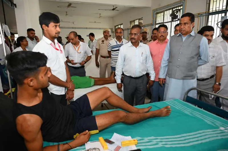 Assam: Minister Jayanta Malla Baruah visits victims of communal clash in Barpeta