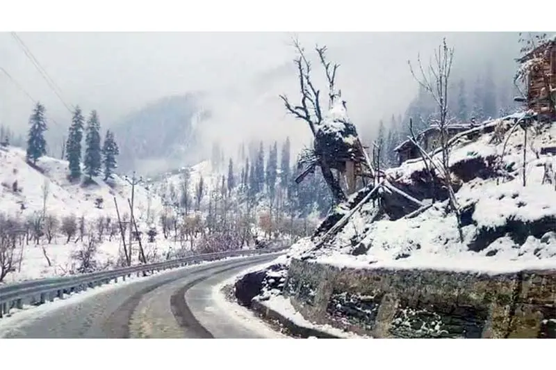 Snowfall in hills,  rains lash Valley