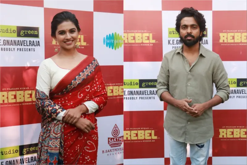 Rebel 'பிரேமலு' மமிதா பைஜூ - ஜி.வி.பிரகாஷின் 'ரெபல்' ரிலீஸ் தேதி இதுதான்!