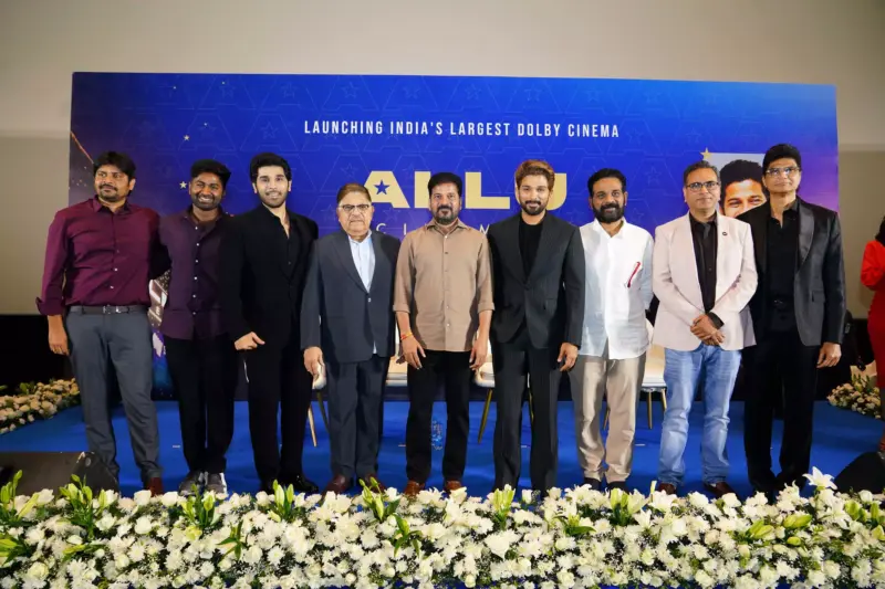 `Movie buff' CM Revanth walks down memory lane, inaugurates Allu Cinemas in Kokpaet
