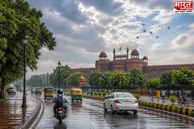 Delhi Gets Relief From Heatwave As Temperatures Dip; Skies Remain Partly Cloudy